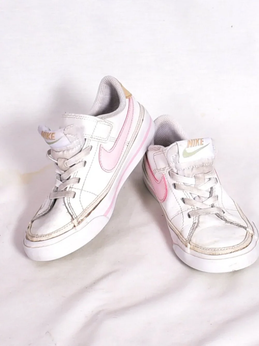 Nike Court Legacy Low White Pink Foam DA5381-115 Size 11C Kids
